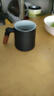 平仄木柄茶水分離杯泡茶杯380ml陶瓷馬克杯辦公室水杯教師節(jié)禮物 曬單實拍圖