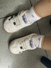 泰蘭尼斯秋季童鞋女寶寶學(xué)步鞋軟底機能鞋嬰兒鞋子男童透氣面包鞋白綠24碼 曬單實(shí)拍圖