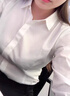 佐馬仕長袖襯衫女修身女士職業(yè)裝商務(wù)正裝白色領(lǐng)工裝襯衣免燙抗皺襯衫 N2655方.領(lǐng)純白色 L /36（95-105斤） 曬單實(shí)拍圖