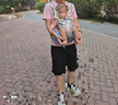 baby friend腰凳嬰兒坐凳寶寶背帶前后兩用多功能抱抱托外出抱娃神器透氣灰色 曬單實(shí)拍圖