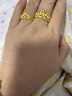 周生生足金愛(ài)情密語(yǔ)皇冠黃金戒指女款開(kāi)口戒 90224R計價(jià) 00圈4.4克 曬單實(shí)拍圖