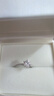 LIGHT ONLY鉑金鉆戒1克拉50分培育鉆求婚結婚戒指 戒指鉆石首飾送女友禮物 摯愛(ài) (1克拉精致六爪) 11碼（港碼） 曬單實(shí)拍圖