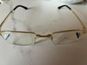 榮予老花鏡男款折疊超輕防藍光高檔品牌正品高清老人玻璃女士老花眼鏡 【女款升級防藍光】3030型號-鏡架鏡片升級 100度【建議50歲以下】 曬單實(shí)拍圖
