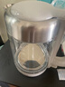 小熊（Bear）燒水壺玻璃熱水壺 家用1.7L大容量電熱水壺 電水壺開(kāi)水壺304不銹鋼底盤(pán) 1.7L 沸騰藍光 ZDH-A17G5 曬單實(shí)拍圖