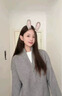 名創(chuàng)優(yōu)品（MINISO）針織衫男士冬季新款潮ins韓版時(shí)尚雙拉鏈開衫男重磅加厚立領(lǐng)毛衣 【韓系針織】淺灰(純色) L /170(收藏加購(gòu)優(yōu)先發(fā)) 曬單實(shí)拍圖
