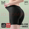 貓人（MiiOW）安全褲女士?jī)?nèi)褲女打底褲夏季無(wú)痕防走光內(nèi)褲蜜桃臀防夾襠 1條裝 曬單實(shí)拍圖