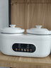 正山電燉鍋家用宿舍BB粥電燉盅白陶瓷3D環(huán)繞加熱3.6L預約保溫燉鍋 純白 3.6L 雙膽雙控電燉鍋 曬單實(shí)拍圖