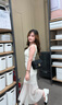 CinvaiKrose通勤包包女包2025年新款斜挎包女士單肩菱格鏈條包教師節(jié)禮物生日 黑色Black【小號】送女友老婆走心 曬單實拍圖