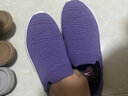 足力健正品老人鞋女2025新款媽媽鞋網(wǎng)面透氣休閑鞋一腳蹬防滑布鞋 曬單實(shí)拍圖