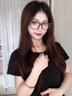 卡珀尼趙露思同款超輕黑框眼鏡貓眼近視眼鏡女防藍光輻射方圓臉素顏百搭 亮黑框 單鏡框【自行配鏡拍此項】 曬單實拍圖