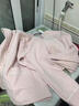 貓人（MiiOW）孕婦秋冬季哺乳睡衣產(chǎn)后月子服空氣棉純棉春秋夾棉喂奶10月份加厚 9029V#粉色 L 125-145斤 曬單實(shí)拍圖