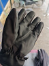 啄木鳥(niǎo)皮手套男冬季騎行加絨觸屏開(kāi)車(chē)戶(hù)外摩托車(chē)防風(fēng)保暖外賣(mài)棉滑雪手套 加厚款黑色 加絨加厚防潑水 曬單實(shí)拍圖