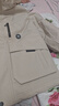 鴨鴨（YAYA）王一博同款羽絨服女2025冬季最新款沖鋒外套保暖潮流工裝男女同款 燕麥色-女款 S 【建議80-115斤】 曬單實(shí)拍圖