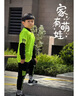 兒童運(yùn)動(dòng)服套裝春秋夏男女童緊身衣足球服速干衣羽毛球服訓(xùn)練服 熒光綠四件套 百分之90%購買 130 （24尺120-130cm）50斤左右 曬單實(shí)拍圖