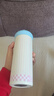斐月伽兒童保溫杯316不銹鋼可愛(ài)高顏值大容量學(xué)生女孩新款吸管便攜禮杯 粉藍小狗+彩盒包裝+贈送吸管 600ml 曬單實(shí)拍圖