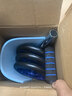 華亞（HUAYA）腹肌輪健腹器腹肌健身器靜音收腹滾輪三輪可調減肚子家用運動(dòng)器材 黑藍色+跪墊 曬單實(shí)拍圖