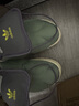 adidas「面包鞋」PUFFYLETTE經(jīng)典運(yùn)動棉鞋男女秋冬阿迪達(dá)斯三葉草 綠/深灰   43 曬單實(shí)拍圖