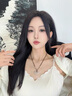 七彩云南和田玉白玉吊墜如意平安鎖長(cháng)命鎖玉墜玉佩項鏈掛件男女款節日禮物 498白玉如意鎖 曬單實(shí)拍圖