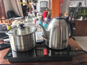 吉谷（K·KOU）全自動(dòng)雙底部上水電熱水壺 茶臺燒水壺一體桌沸點(diǎn)恒溫電茶壺套裝泡茶家庭專用【1.2L+0.8L】 TC008 曬單實(shí)拍圖