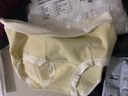 棉舒然內褲女士夏季10A抗菌聚乳酸蠶絲底襠七夕節中高腰純色棉三角褲頭 曬單實(shí)拍圖