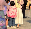 劍橋樹(shù)書(shū)包小學(xué)生1-3-6年級減壓護脊防下墜大容量背包 桃氣粉 大碼 曬單實(shí)拍圖