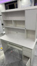 立太（LEADTEK）實(shí)木書桌學(xué)習(xí)桌電腦桌書柜書架一體家用小戶型轉(zhuǎn)角桌學(xué)生寫字桌子 【實(shí)木】120cm暖白色加高款 曬單實(shí)拍圖