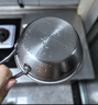 美廚（maxcook）304不銹鋼碗帶把手 湯碗泡面碗韓式碗米酒碗大碗拌飯碗MCWA4946 曬單實(shí)拍圖