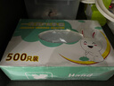 優(yōu)奧 一次性手套500只盒裝抽取式 食品手套 加厚防漏塑料PE衛(wèi)生手套  曬單實拍圖