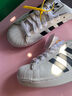 阿迪達斯adidas三葉草貝殼頭SUPERSTAR男女休閑鞋EG4958 40碼 曬單實(shí)拍圖