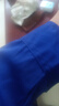  乾朗 防靜電工作服套裝男女夏季長袖透氣耐磨勞保服帶反光條電焊工服汽修工程服加油站電力局工裝可定制logo 艷藍(lán)色夏長套裝175 曬單實拍圖