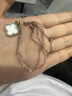 四葉花夏百搭女秋冬時(shí)尚小香風(fēng)氣質(zhì)項鏈輕奢小眾ins潮網(wǎng)紅鎖骨鏈 白四葉草項鏈【金色】 曬單實(shí)拍圖