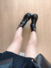 回力女士短靴騎士靴厚底增高復古時(shí)尚保暖馬丁靴西部牛仔靴子 黑色 39 曬單實(shí)拍圖