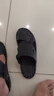 公牛世家涼鞋男夏季新款透氣休閑舒適沙灘鞋外穿輕便軟皮軟底皮涼拖鞋男 曬單實拍圖