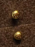 金至尊黃金耳釘女小圓珠光面足金直針耳飾耳環(huán)生日禮物計價(jià) 小版-0.78克 曬單實(shí)拍圖