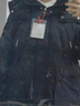 2025冬季新款加肥加大碼羽絨服女胖m200斤短款工裝派克服羽絨外套 黑色 5XL （230-260斤 曬單實拍圖