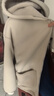 森馬（Semir）外套女仿羊羔毛搖粒絨雙面穿寬松撞色2025冬連帽夾克109725108025 曬單實拍圖