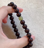 蔓笙小葉紫檀手串男士佛珠手鏈老料血檀香木單圈文玩串珠盤(pán)玩手把件 小葉紫檀手串【10MM】 曬單實(shí)拍圖