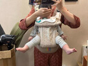 bebebus【雙11】氣墊腰凳嬰兒背帶抱娃神器輕便兩用減壓透氣腰凳沙駝金 曬單實(shí)拍圖