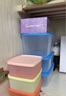 特百惠（Tupperware）冷凍6件套保鮮盒食品級冰箱儲物密封收納盒肉類速凍1.7*4+2.6*2 曬單實(shí)拍圖
