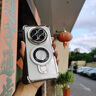 【品牌原裝】適用華為mate60pro手機殼磁吸支架mate70pro+防摔套 【白沙銀】金屬支架*氣囊防摔*高透不黃 華為 Mate 60 Pro 曬單實(shí)拍圖
