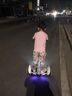 領(lǐng)奧電動(dòng)兒童智能平衡車(chē)3-6-12歲體感10歲到15歲以上腿控成年人兩輪自動(dòng)手扶雙輪新款平行車(chē) K6旗艦白54V【三控+APP+炫光輪】 曬單實(shí)拍圖