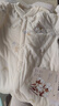 嬰兒夾棉連體衣春季男女寶寶哈衣爬服純棉服棉衣服秋冬裝加厚套裝 彩虹藍色 40克厚度 66cm 11-14斤 曬單實(shí)拍圖