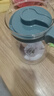 LFDJ玻璃冷水壺套裝耐高溫家用涼水壺大容量防爆耐熱白開(kāi)水扎壺果汁壺 玻璃冷水壺2300ml綠色 曬單實(shí)拍圖