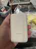 小米（MI）【3C認(rèn)證】小米充電寶移動(dòng)電源 10000  自帶線雙向快充口袋版  淺咖色 可上飛機(jī)/火車 曬單實(shí)拍圖