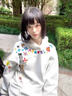 燦圖美式潮流印花連帽衛衣女春秋季新款重磅寬松設計感情侶外套上衣服 白灰色 L 【建議100-120斤】 曬單實(shí)拍圖