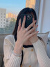 DR求婚鉆戒K金/鉑金Au750經(jīng)典款初雪之吻結(jié)婚莫桑鉆戒指情人節(jié)禮 1克拉莫桑鉆 PT950 活口(大小可調(diào)節(jié)) 曬單實(shí)拍圖