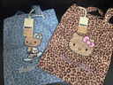 野獸派家居（tbh）三麗鷗Hello Kitty全棉燙鉆托特包女士單肩包購物袋斜挎包禮物  曬單實(shí)拍圖