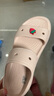 卡駱馳（CROCS）經(jīng)典泡芙?jīng)鲂孢m耐磨坡跟泡芙鞋戶(hù)外拖鞋|207670 石英粉-6UR(含智必星) 37 (230mm) 38 曬單實(shí)拍圖