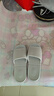 旅行拖鞋女士可折疊便攜式旅游沙灘出差一次性洗澡防滑拖鞋男士 灰色 44-45 碼適合43-44腳 曬單實(shí)拍圖