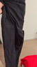 優(yōu)衣庫男裝女裝情侶運動(dòng)長(cháng)褲舒適休閑寬松常規款25秋冬新款479801 09 黑色 XL 曬單實(shí)拍圖